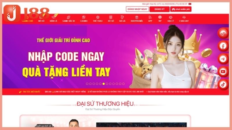 Nhà cái J88 luôn được yêu thích